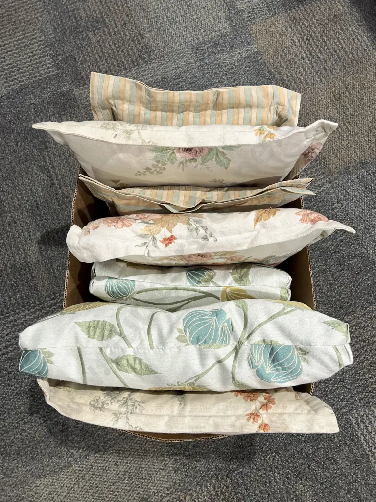 Boxed Quantity of Assorted Cushions Image 1++