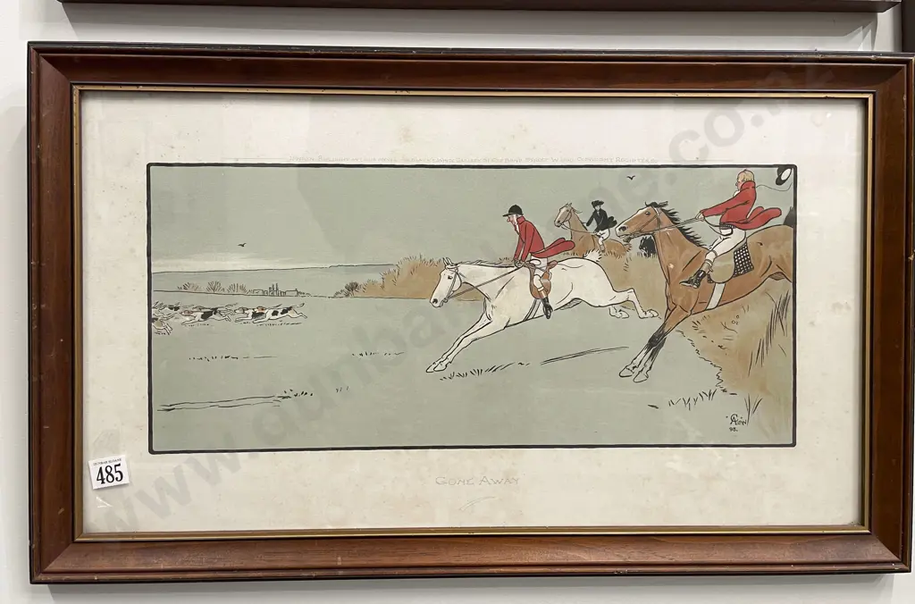 C. Eldin - Gone Away Hunting Print Image 1++