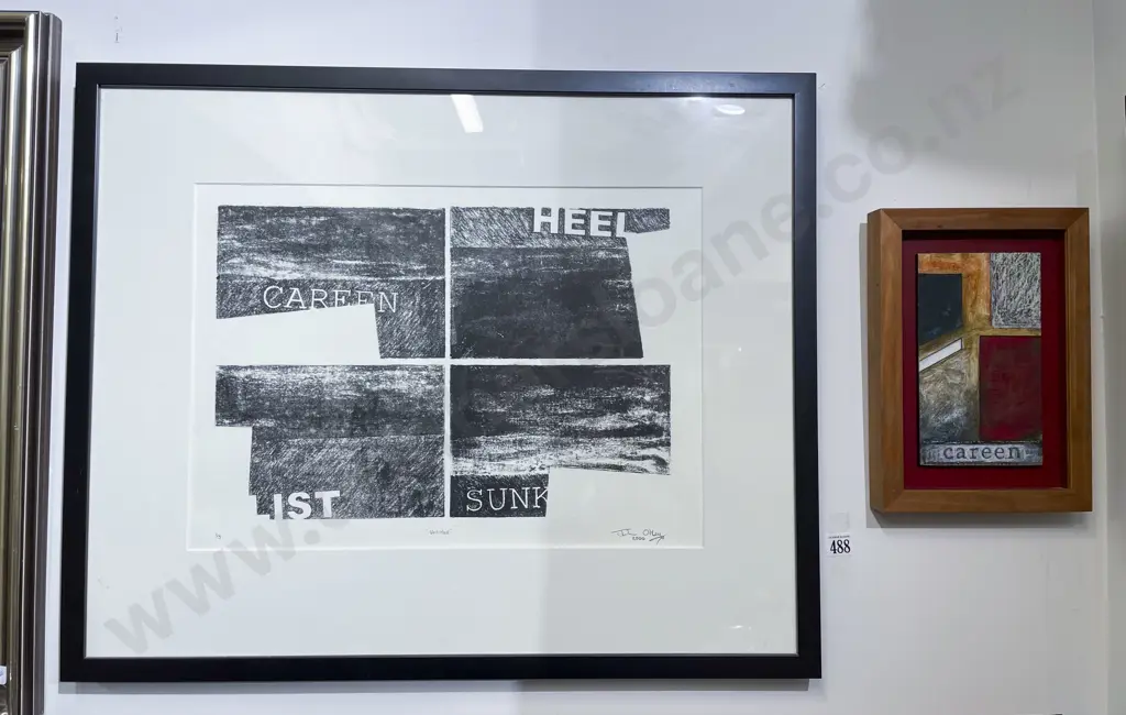John OHey - Untitled Limited Edition 1/5 Together with Other Image 1++