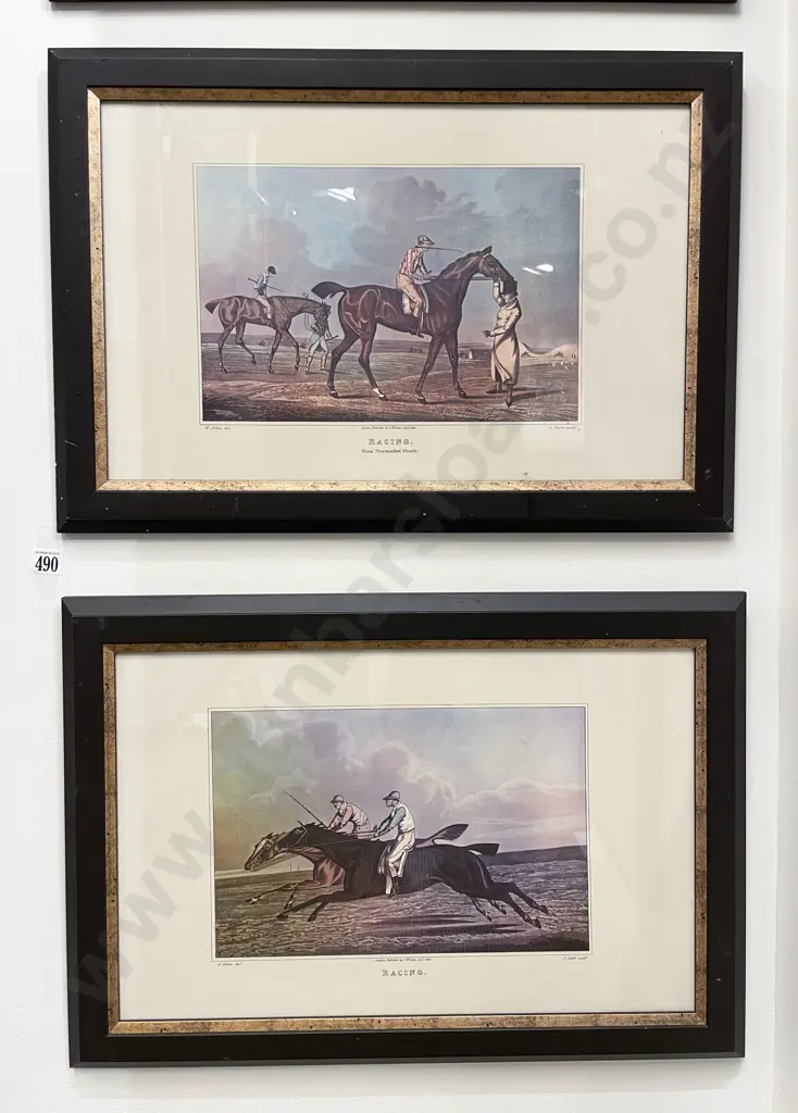 Two Vintage Racing Prints Image 1++