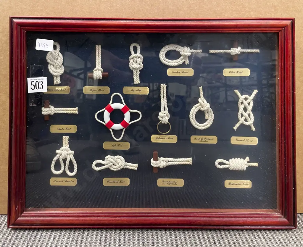 Framed Knot Display Image 1++