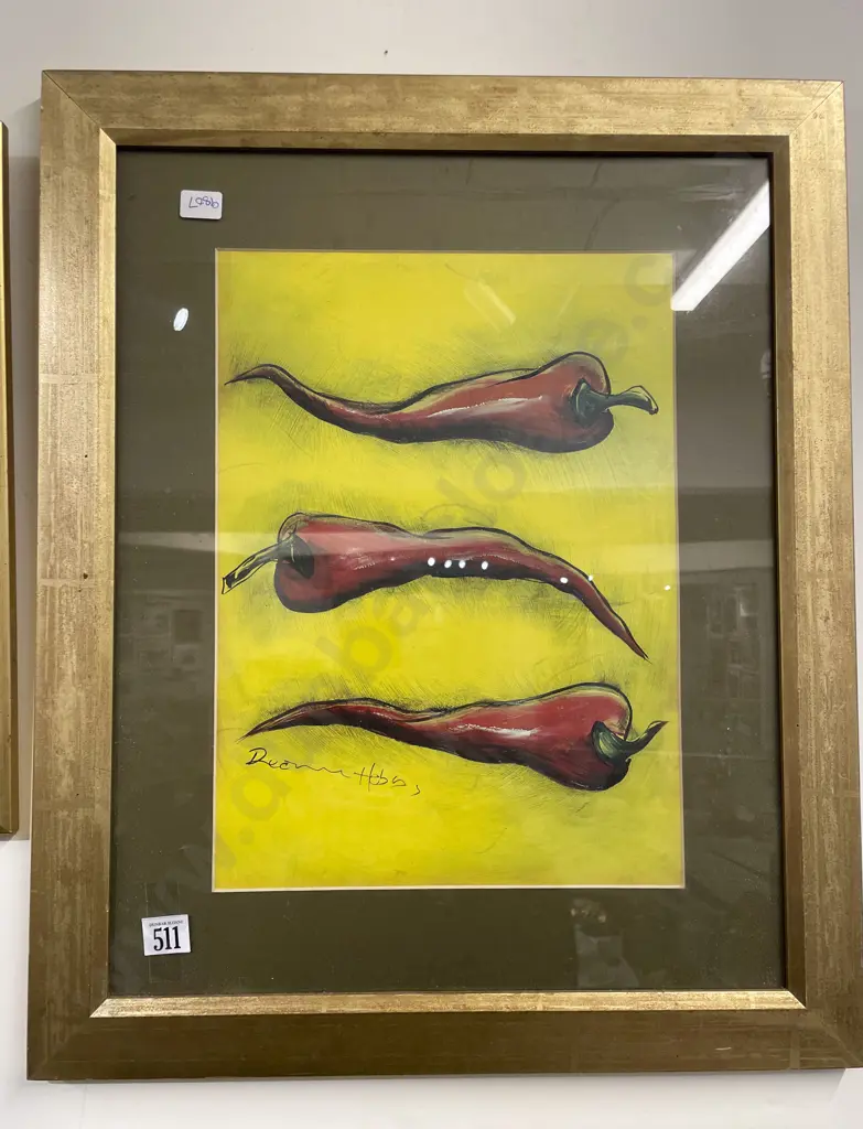 R. Hobbs - Chili Peppers Print Image 1++
