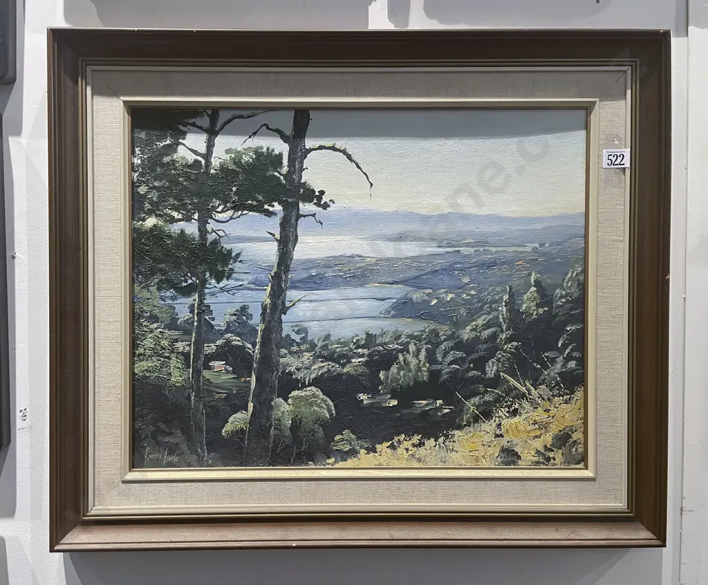 Randall Froude - "Hauraki Gulf" - Oil on Board Image 1++