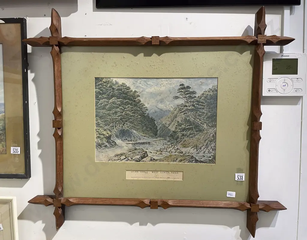 Framed NZ Colonial Reproduction Print Image 1++