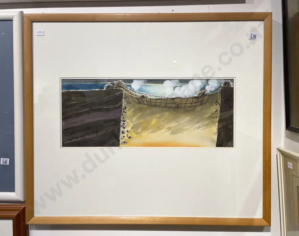 Gavin Bishop - "Maui & The Sun 4" - Watercolour Image 1++