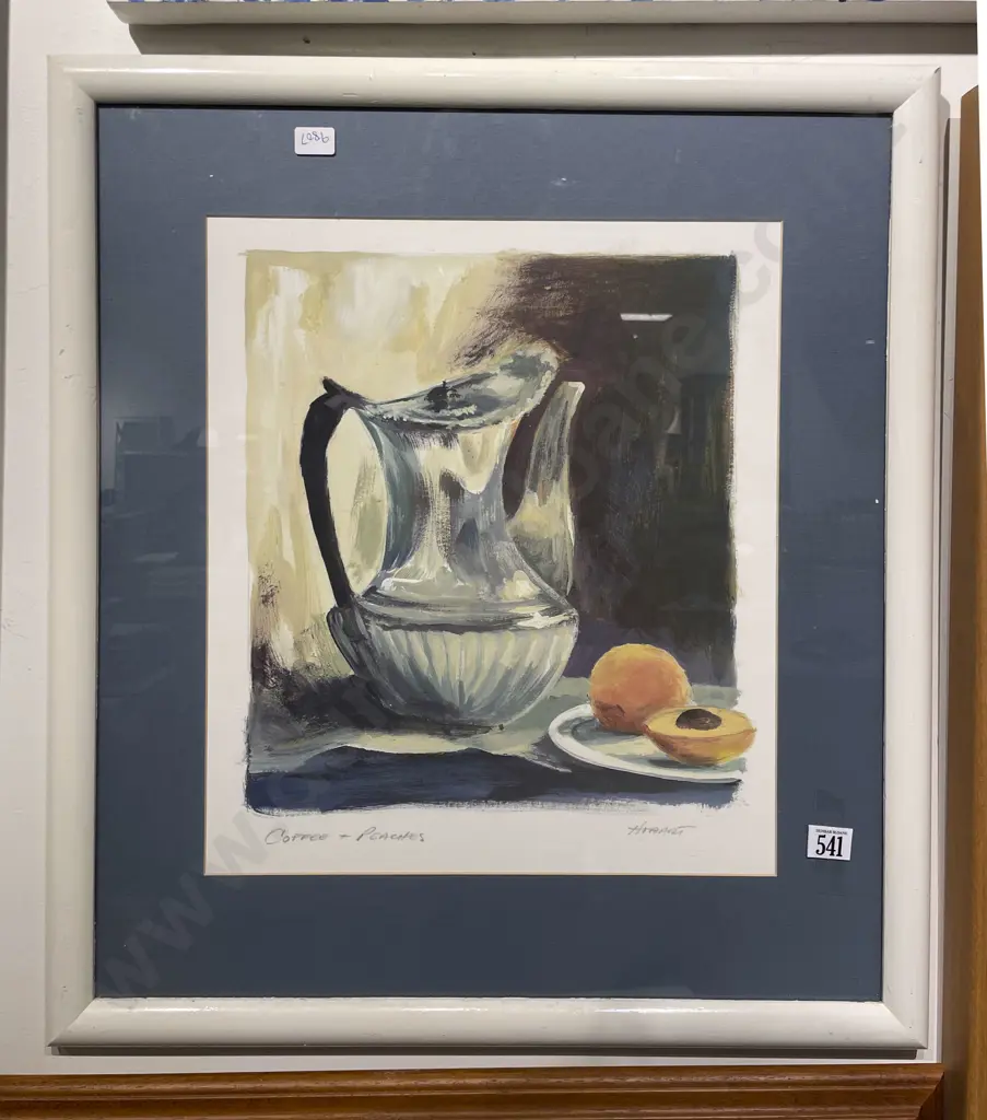 Hobart - "Coffee & Peaches" - Reproduction Print Image 1++