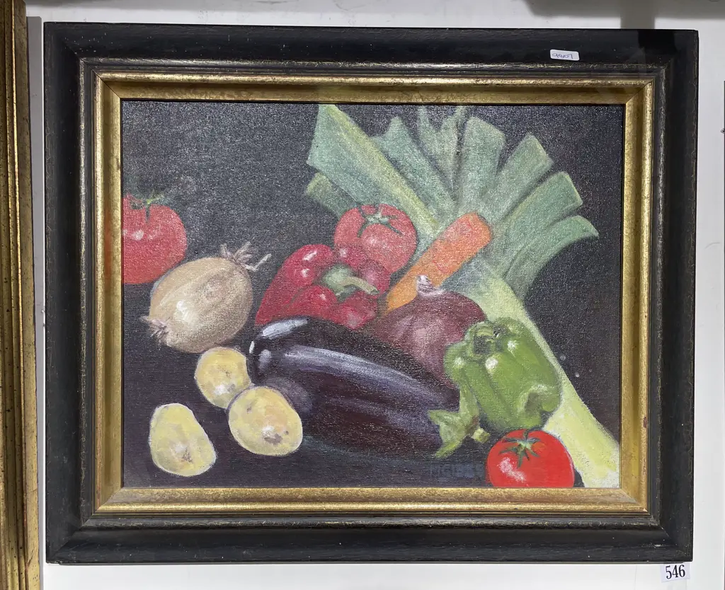 M. Gibbs - "Still Life" - Oil on Canvas Image 1++