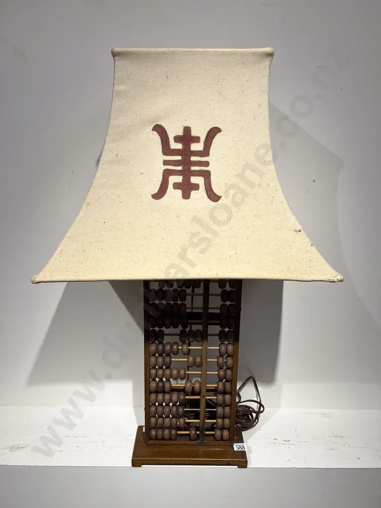 Chinese Abacus Lamp Base Image 1++