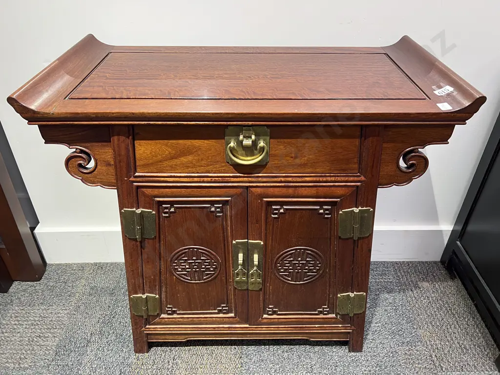 Chinese Rosewood Side Cabinet Image 1++