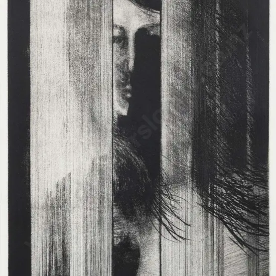 John Drawbridge (1930 - 2005) - Girl at a Window