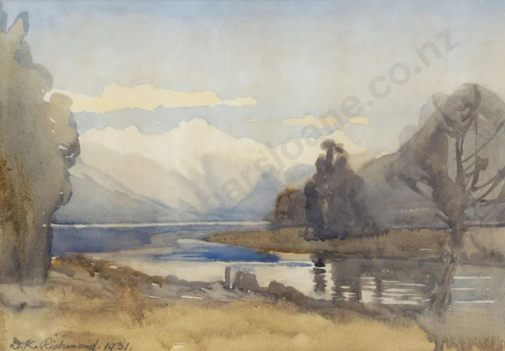 Dorothy Kate Richmond (1861 - 1935) - Lake Rotomahana Image 1++