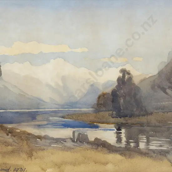 Dorothy Kate Richmond (1861 - 1935) - Lake Rotomahana