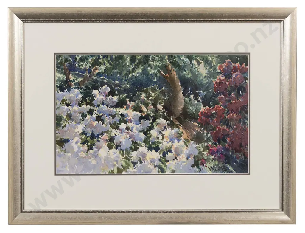 John Badcock (b 1952) - Marie's Garden Image 1++