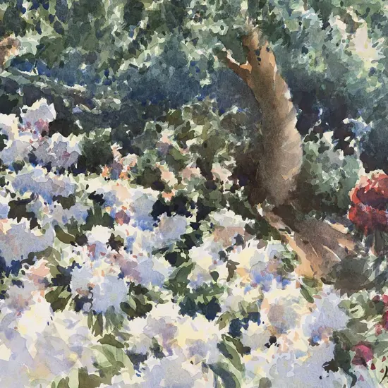 John Badcock (b 1952) - Marie's Garden
