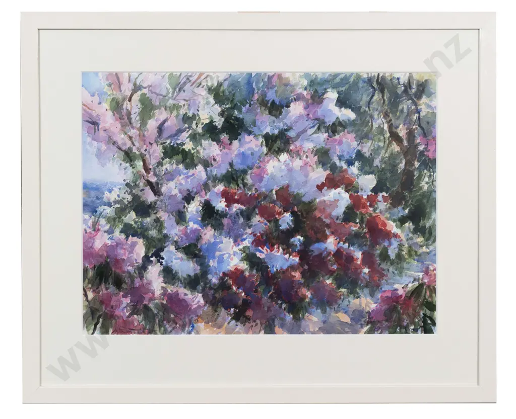 John Badcock (b 1952) - Fairy Land - Marie's Garden Image 1++