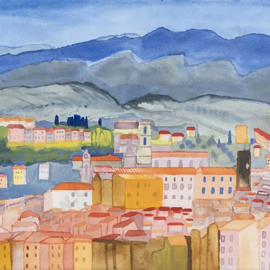 Annie Baird (1932 - 1999) - Grasse Near Cannes - France