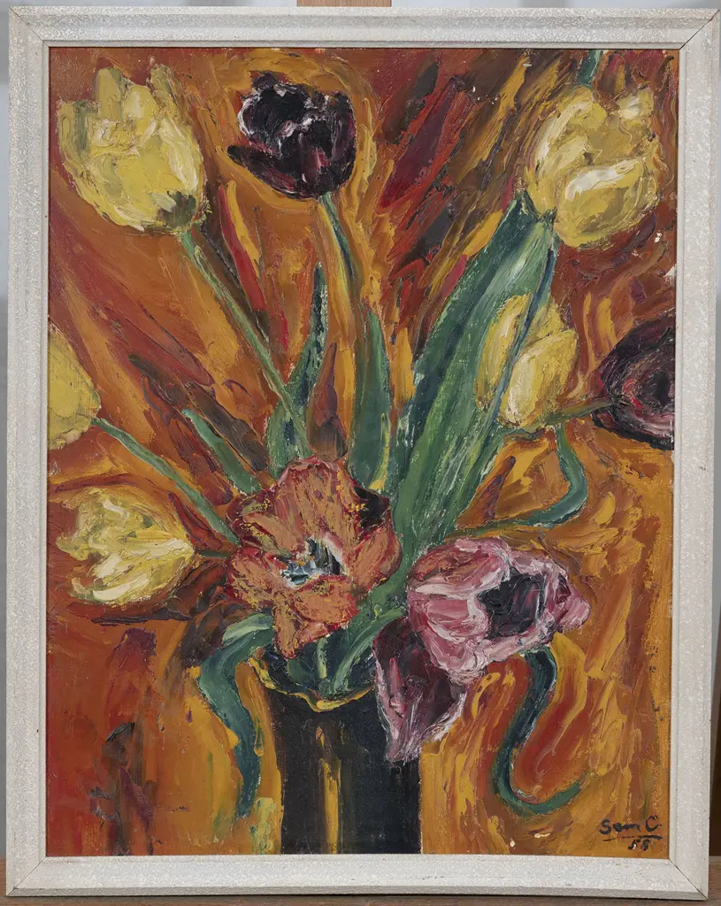 Sam Cairncross (1913-76) - Tulips Image 1++