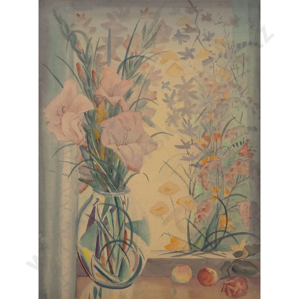 Thomas Arthur McCormack (1883 - 1973) - Still Life with Gladioli Image 1++