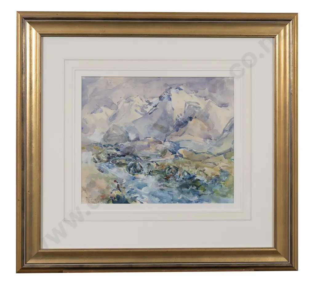Olivia Spencer Bower (1905 - 1982) - The Kaikouras Image 1++