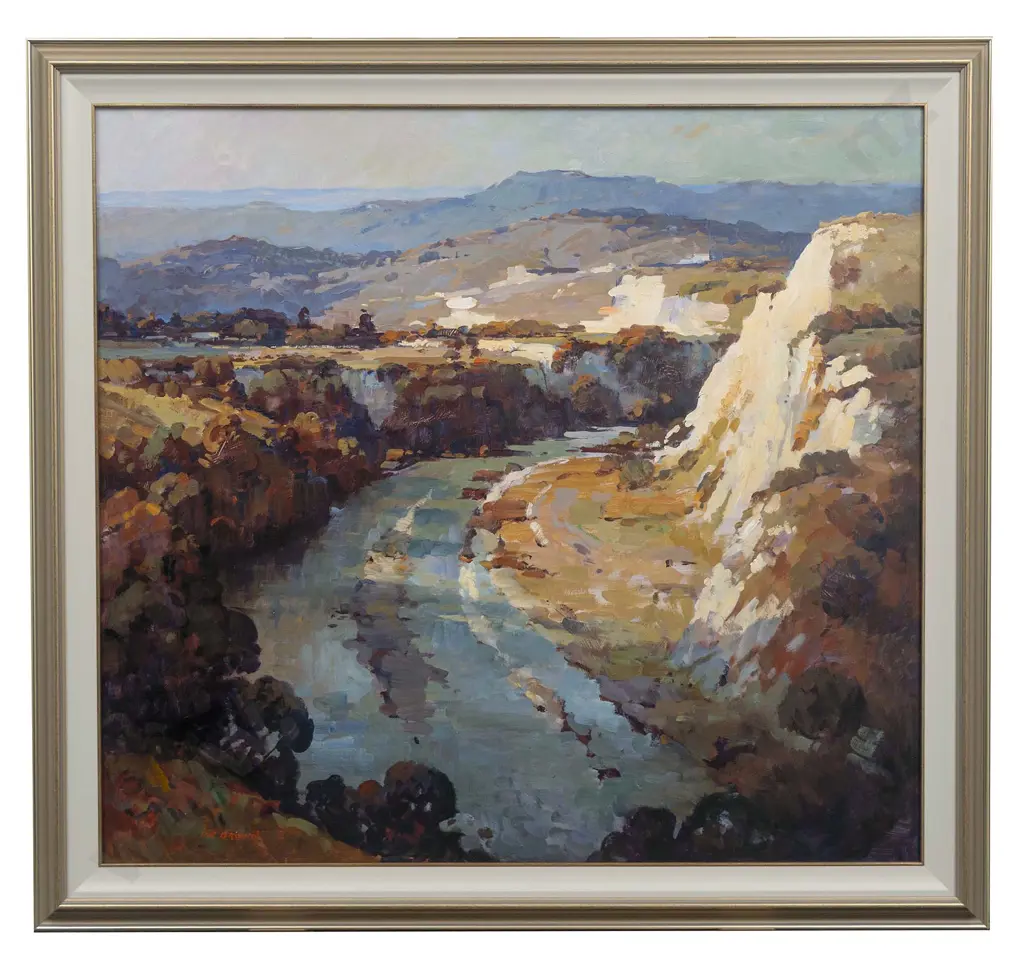 Ion Brown (1942 - 2021) - Rangitikei River Image 1++