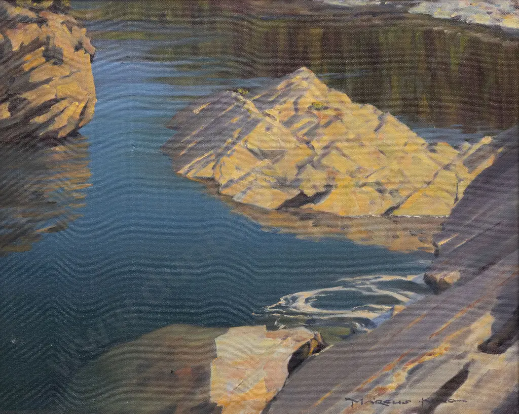 Marcus King (1891 - 1983) - Aorere River - Nelson Image 1++