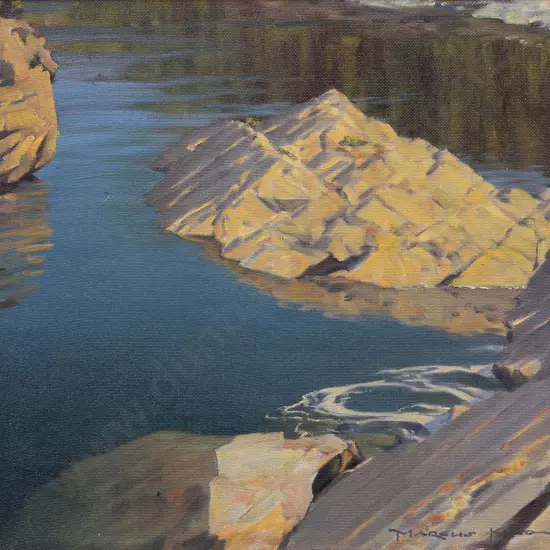 Marcus King (1891 - 1983) - Aorere River - Nelson