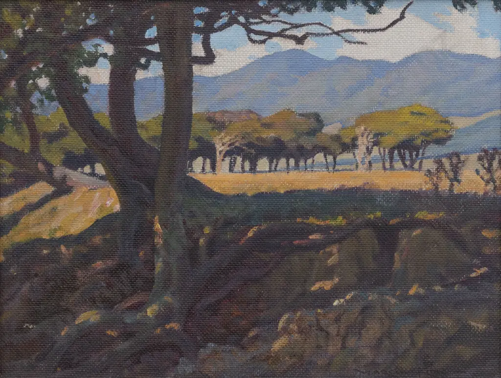 Marcus King (1891 - 1983) - Erosion - Waikanae Image 1++