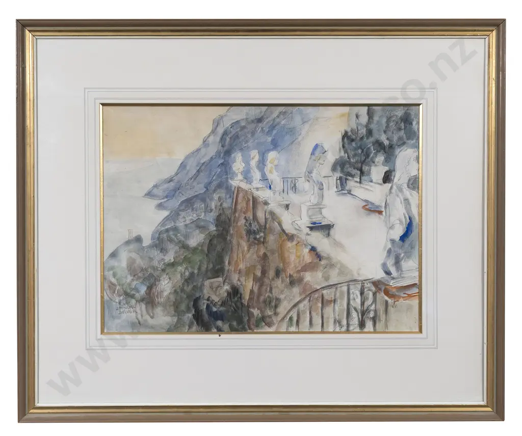 Olivia Spencer Bower (1905 - 1982) - Amalfi Coast Image 1++