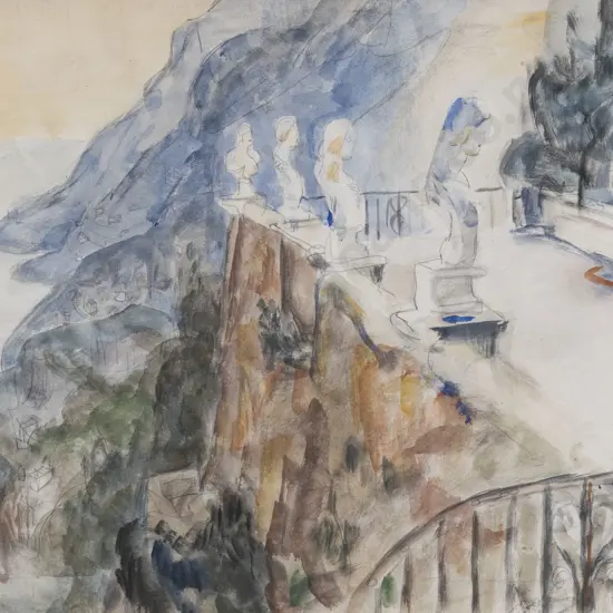 Olivia Spencer Bower (1905 - 1982) - Amalfi Coast