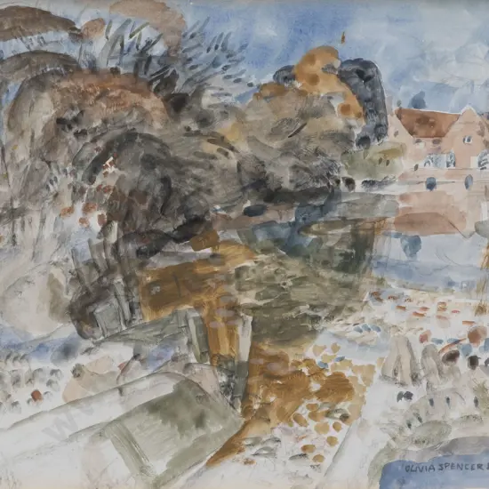 Olivia Spencer Bower (1905 - 1982) - Willy Lots Cottage - Suffolk England