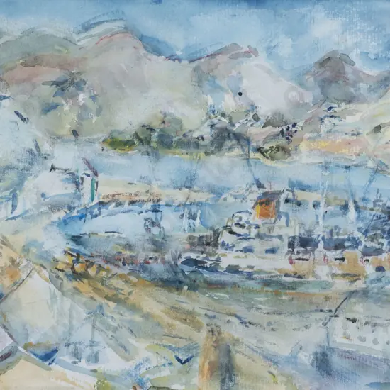 Evelyn Page (1899 - 1988) - Lyttelton Harbour