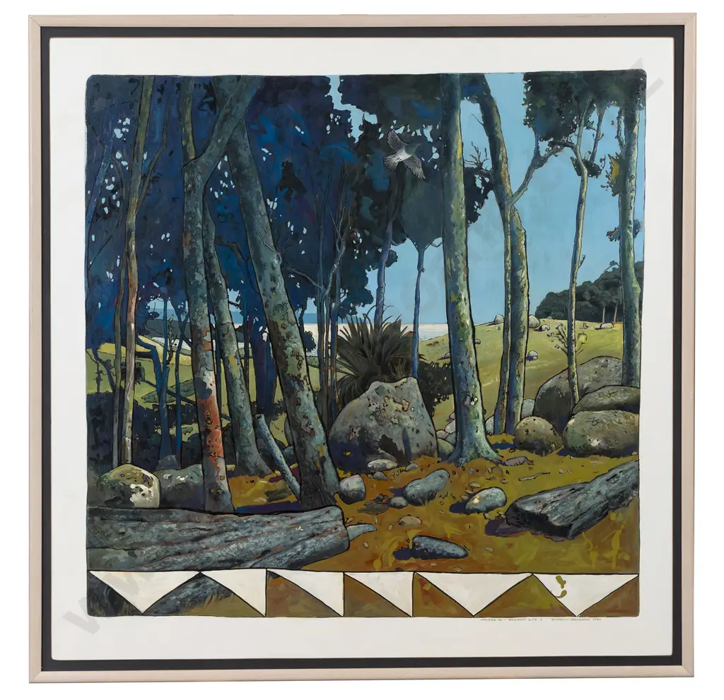Russell Jackson (b 1947) - Waiheke Island - Ancient Site I Image 1++