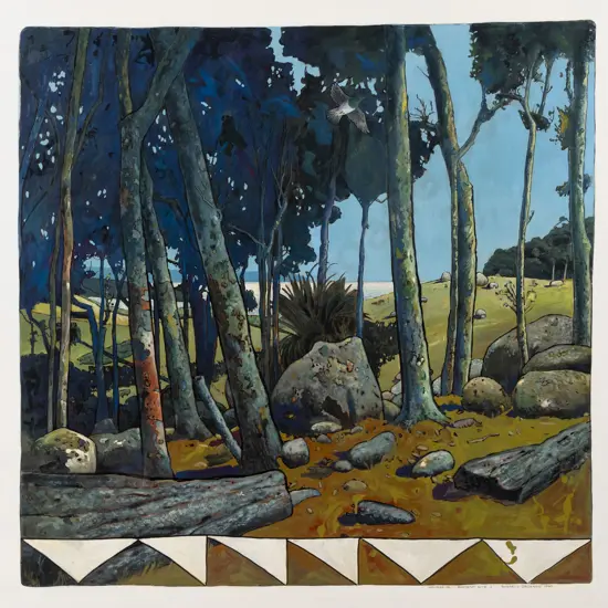 Russell Jackson (b 1947) - Waiheke Island - Ancient Site I
