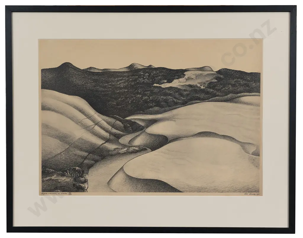 Donald Binney (1940 - 2012) - Beyond Wainamu Te Henga Image 1++