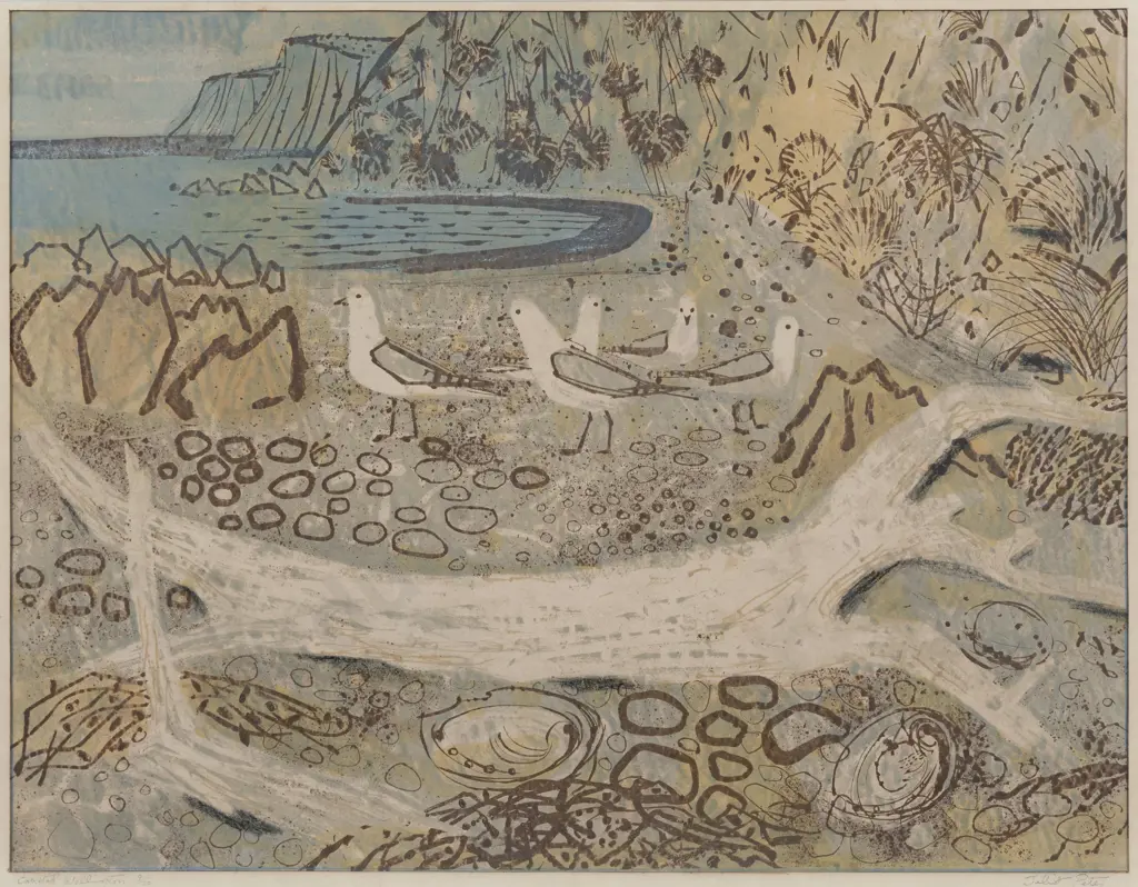 Juliet Peter (1915 - 2010) - Coastal Wellington Image 1++