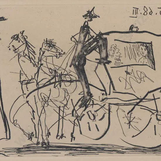 Pablo Picasso (Spanish 1881 - 1973) - Untitled