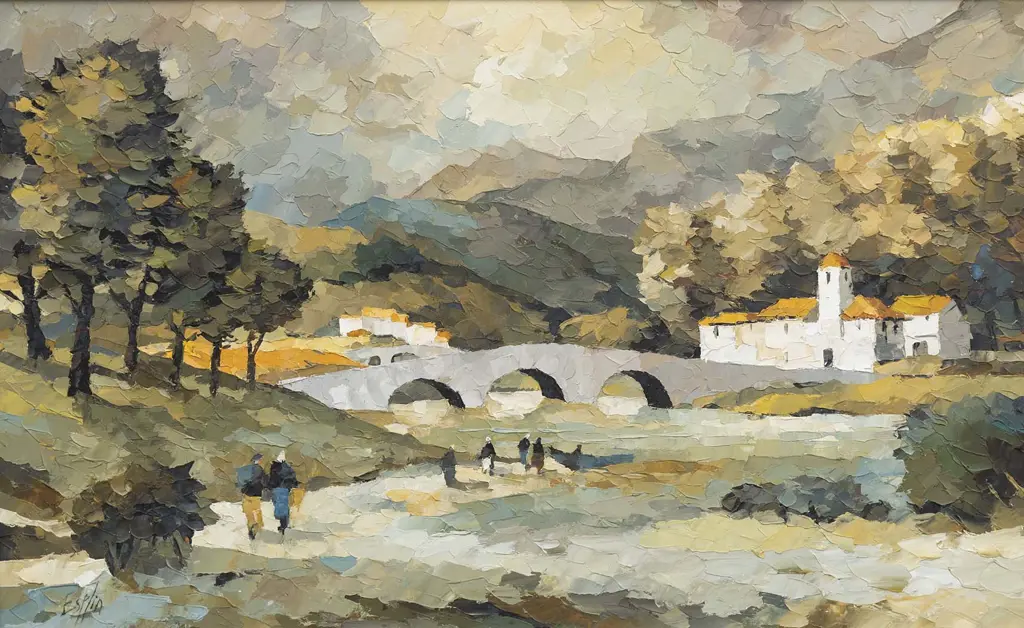 Tom Esplin (1915 - 2005) The Auvergne Image 1++