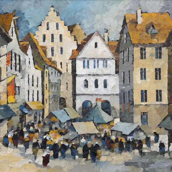Tom Esplin (1915 - 2005) - Altstadt Augsberg