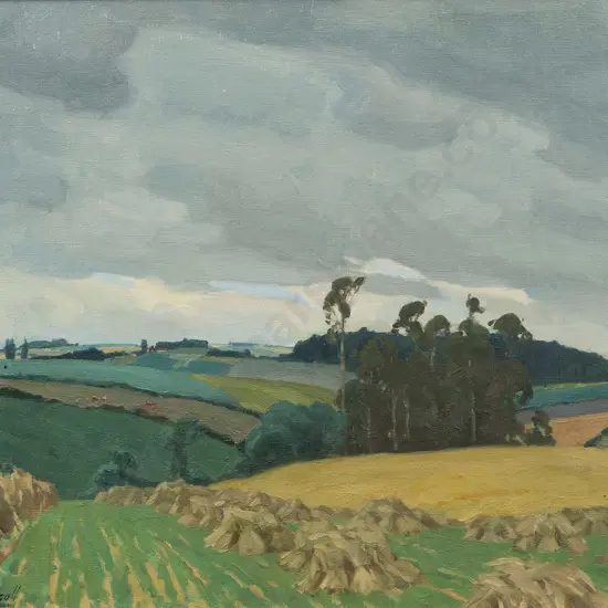Archibald Nicoll (1886 - 1953) - Canterbury Wheat Belt