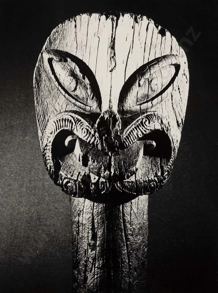 Brian Brake (1927 - 1988) - Canoe Figurehead Tauihu Image 1++