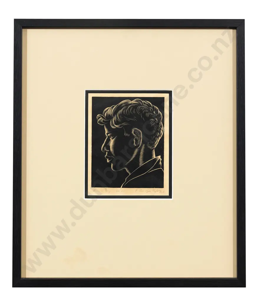 E Mervyn Taylor (1906 - 1964) - Maori Boy Image 1++