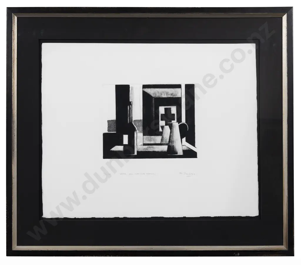 John Drawbridge (1930 - 2005) - Black Still Life (with Malevich) Image 1++