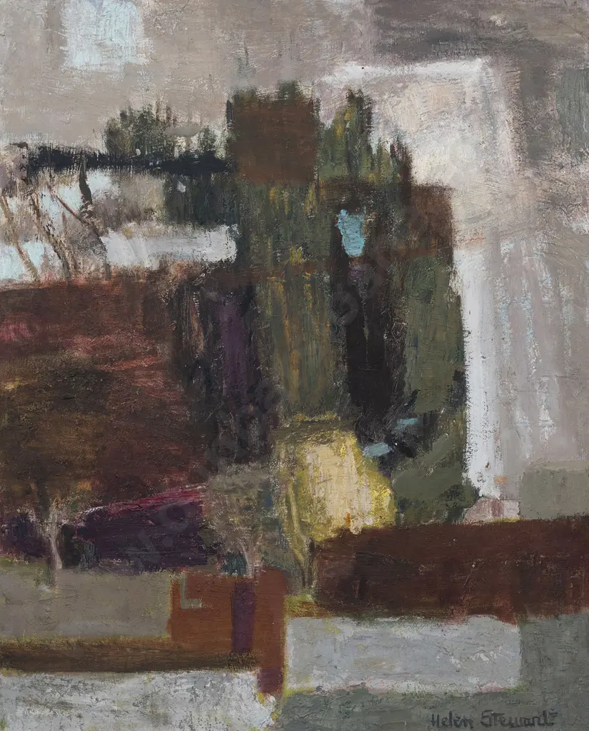 Helen Stewart (1900 - 1983) - Brown and Grey Image 1++