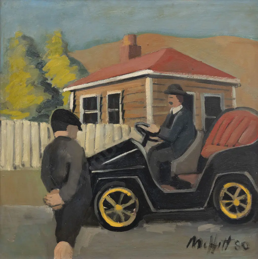 Trevor Moffitt  (1936 - 2006) - First Car in Waikaia Image 1++