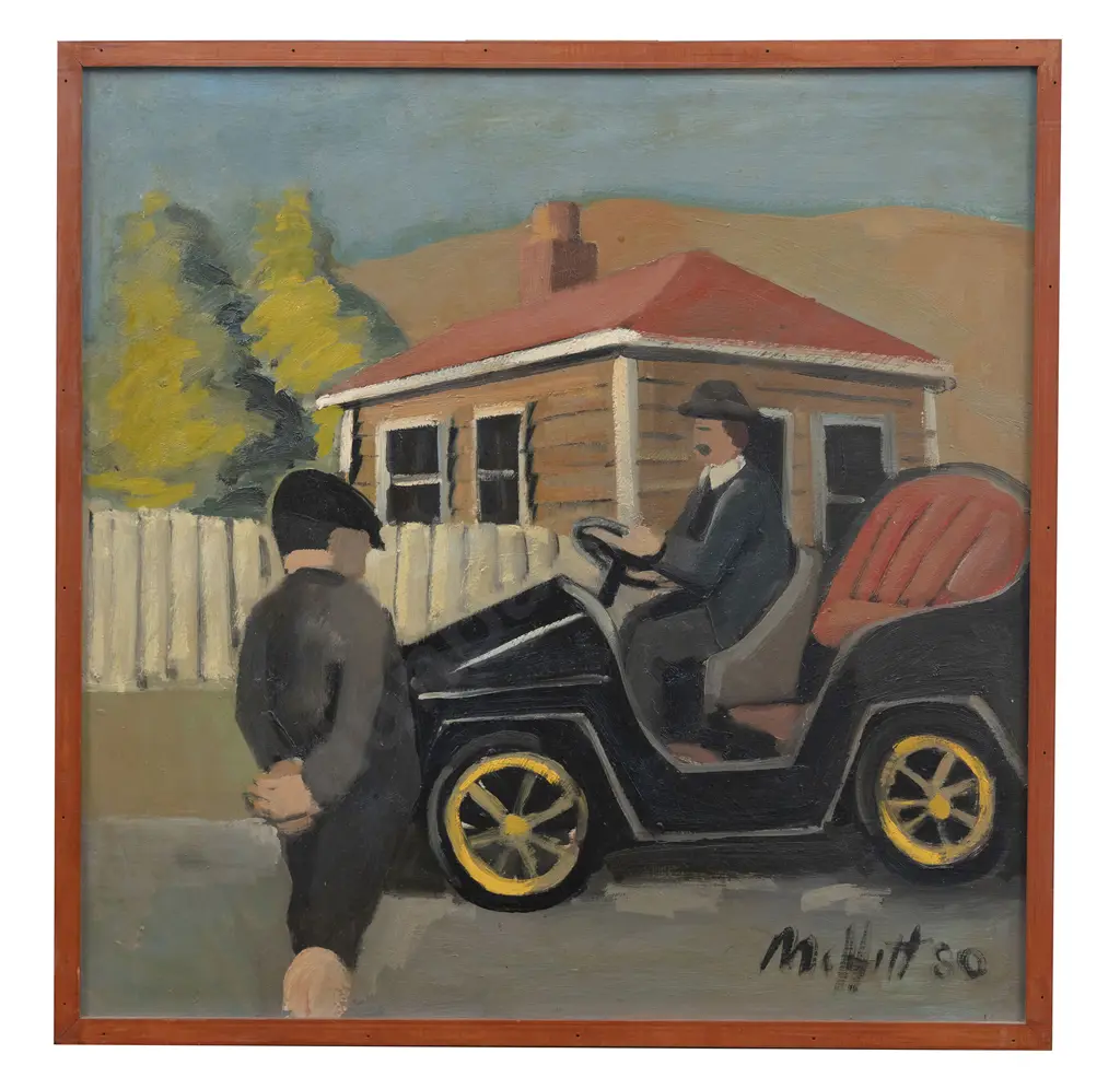 Trevor Moffitt  (1936 - 2006) - First Car in Waikaia Image 1++