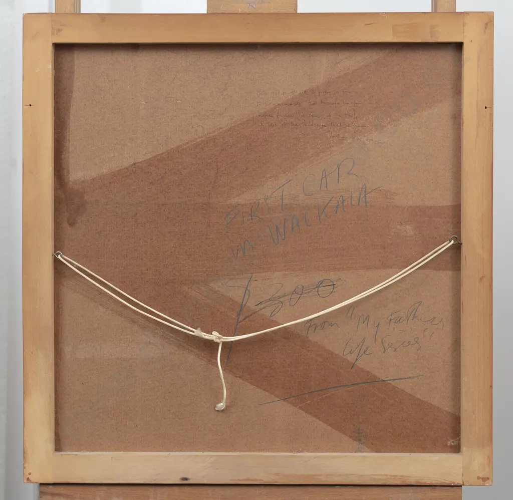 Trevor Moffitt  (1936 - 2006) - First Car in Waikaia Image 1++