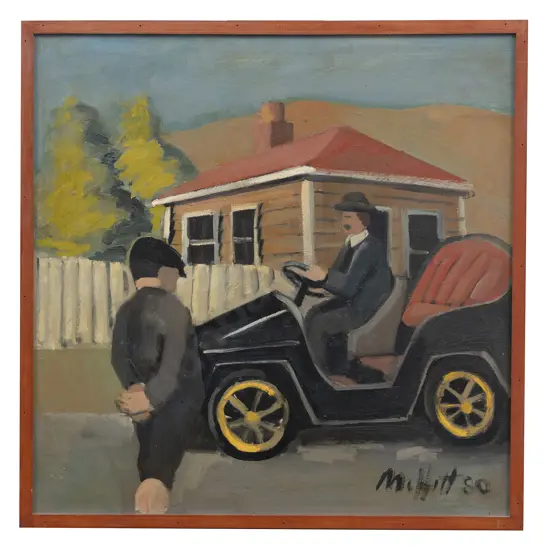 Trevor Moffitt  (1936 - 2006) - First Car in Waikaia