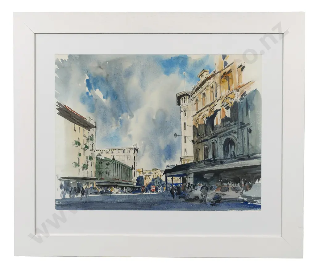 Peter McIntyre (1910 - 1995) - Lambton Quay Image 1++