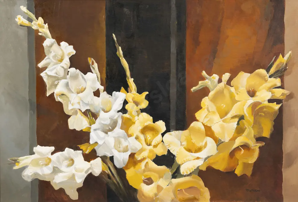 Peter McIntyre (1910 - 1995) - Gladioli Image 1++