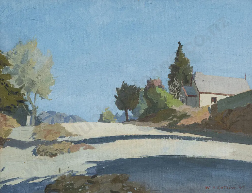 William (Bill) Sutton (1917 - 2000) - Country Scene Image 1++